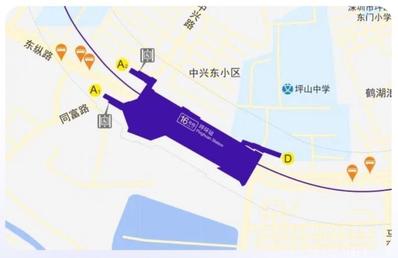 深圳地铁16号线坪环站在哪里（附详情）(图1)